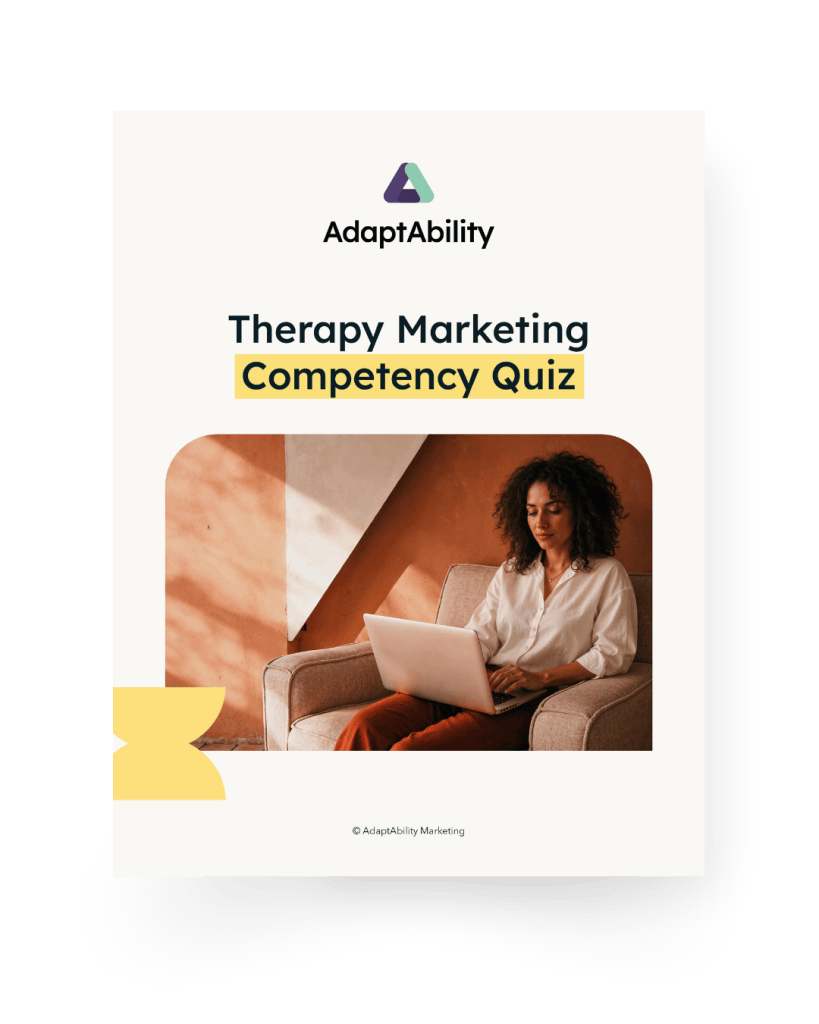 Therapy Marketing Competency Quiz