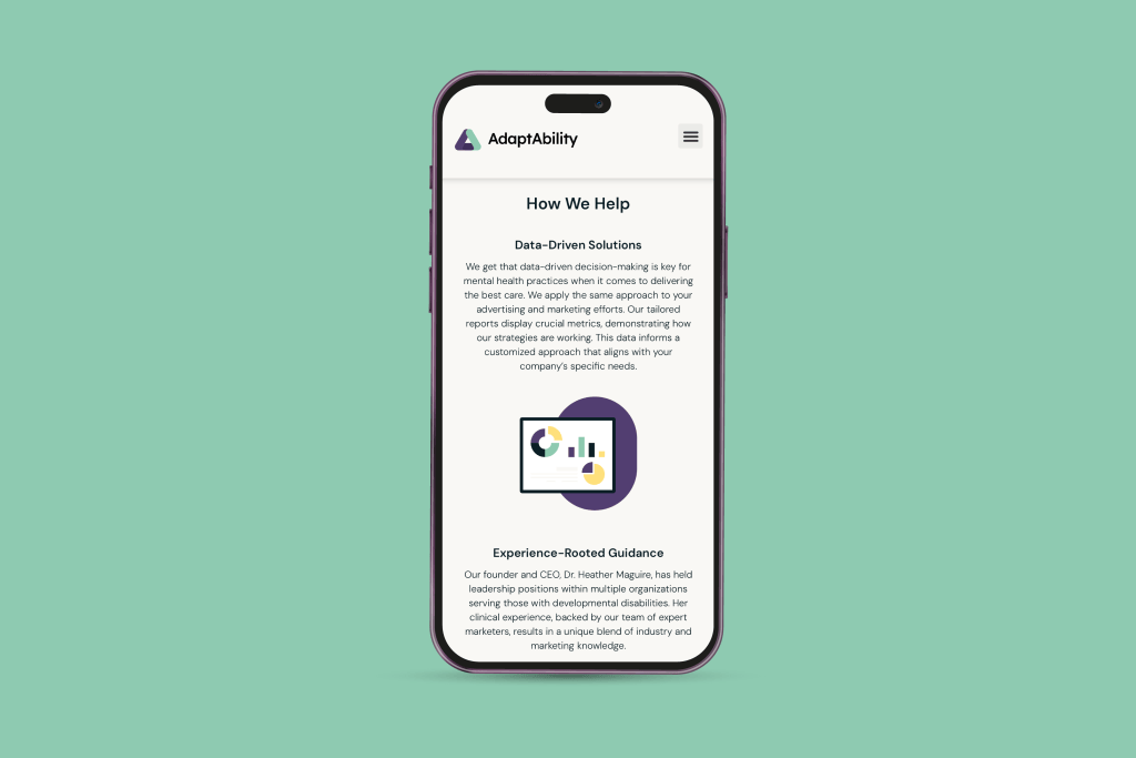 example of mobile website